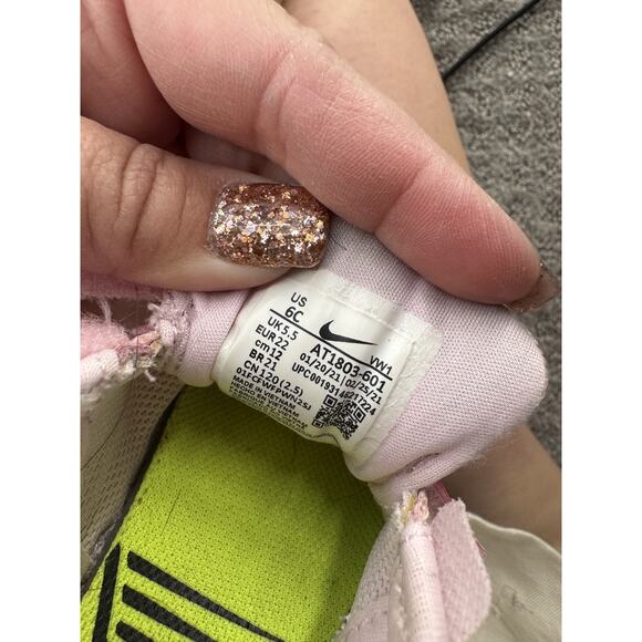 Nike Little Kids Toddler Girls Pink White Star Runner 2 Sneaker Size 6C - Picture 5 of 5